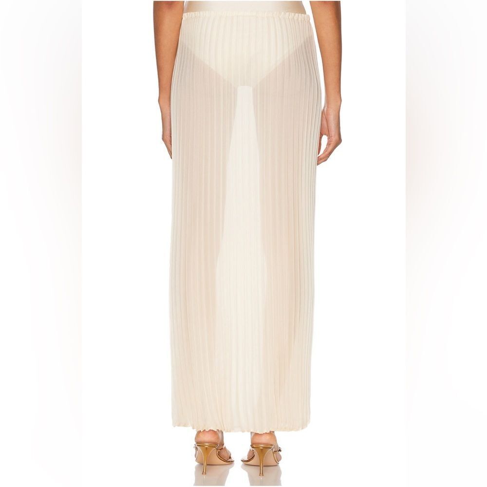 Shani Shemer Thora Maxi Skirt Cream Size Large - Picture 6 of 11